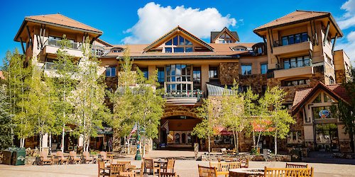 Fairmont Heritage Place, Franz Klammer Lodge Heritage plaza entrance