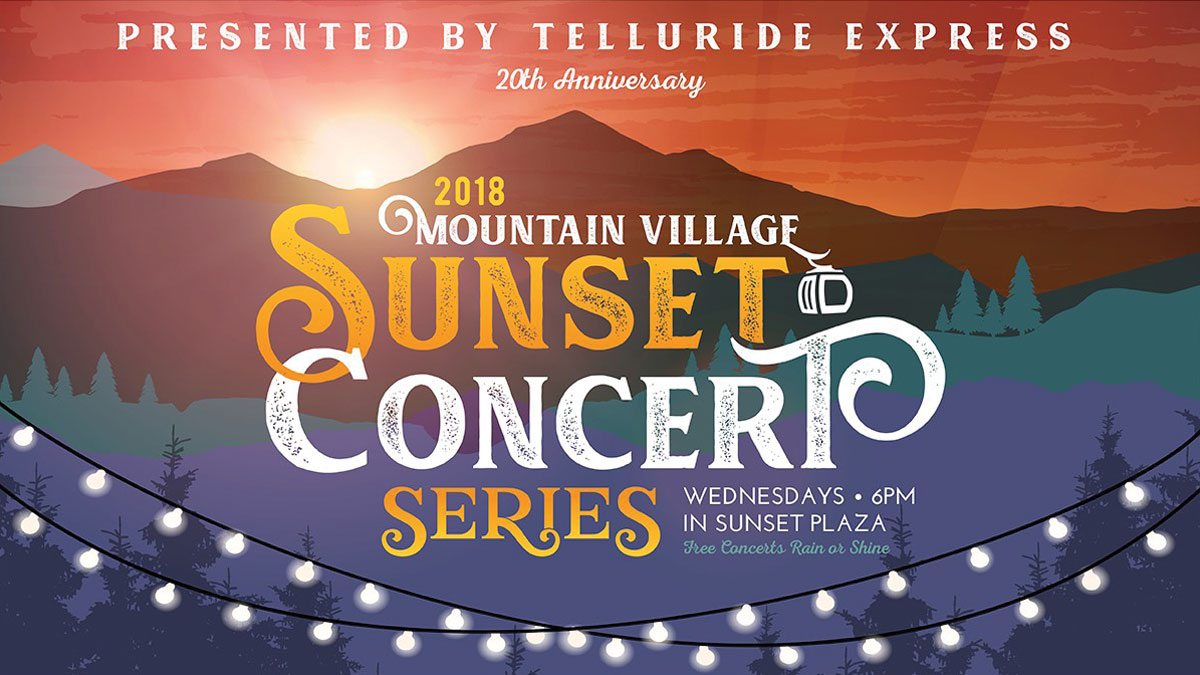 Telluride Express Presents the 20th Annual Sunset Concert Series in