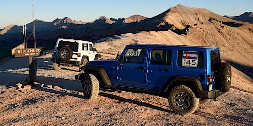 Colorado Jeep Rentals over Imogene Pass